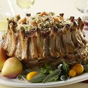 Rice-Stuffed Pork Crown Roast
